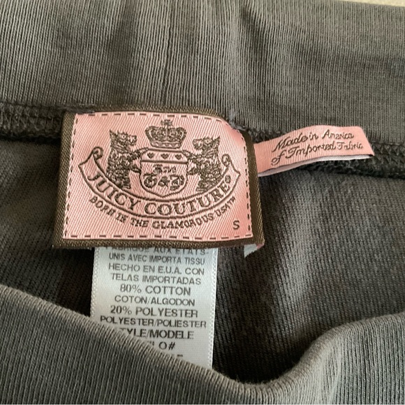 JUICY COUTURE ORIGINAL FLARE PANT COTTON/POLYESTER BLAND IN GRAY SIZE S . - Picture 8 of 9
